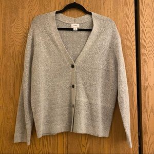 Old Navy Gray Button Down Cardigan